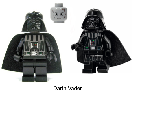 LEGO Black with Silver Belt Loose Legs Loose