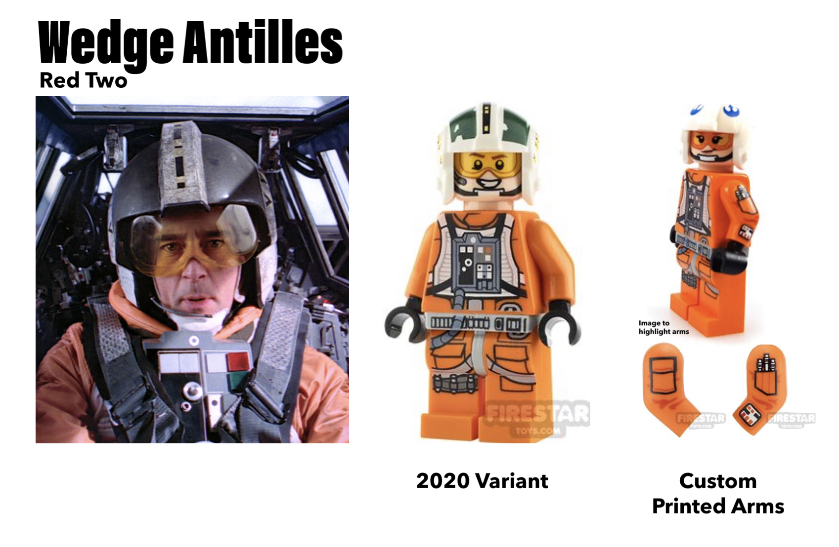 Lego x store wing pilot minifigures