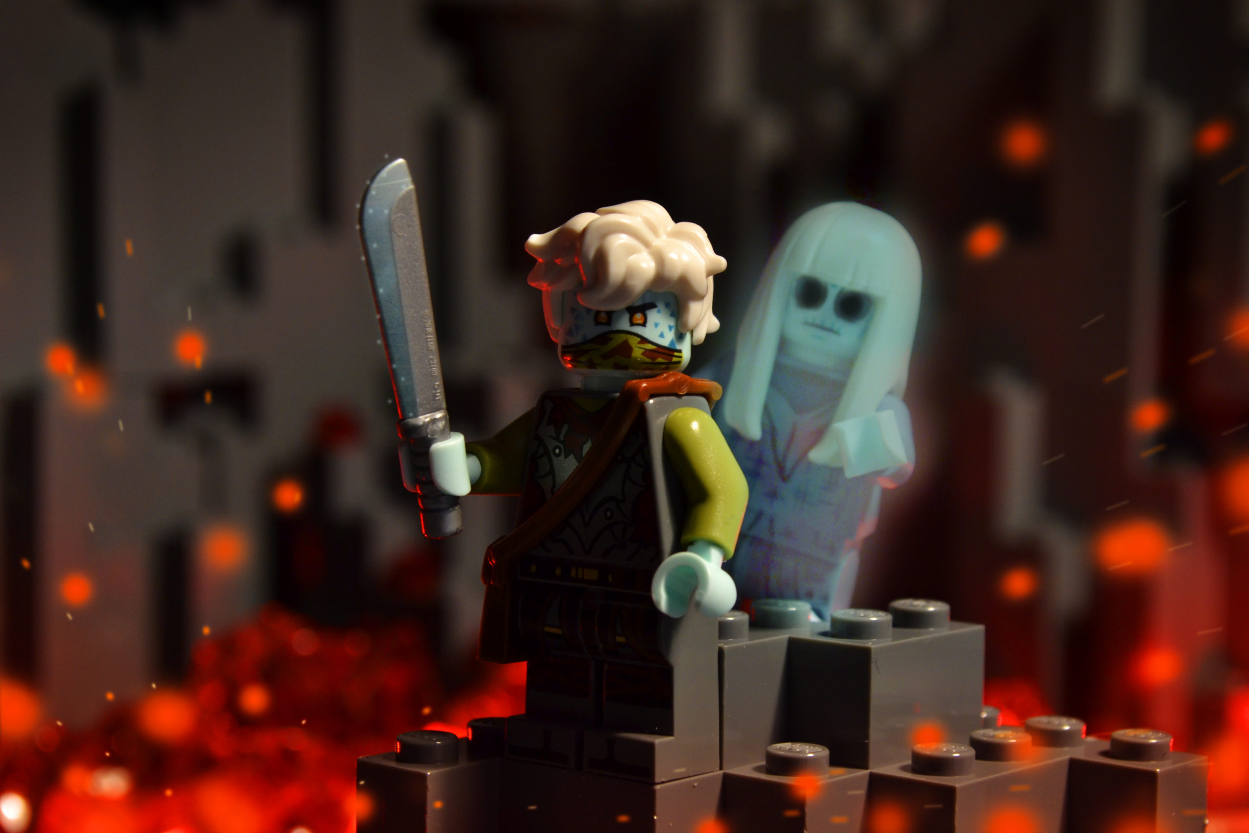 Been putting together Lego mini figures for my D&D characters for