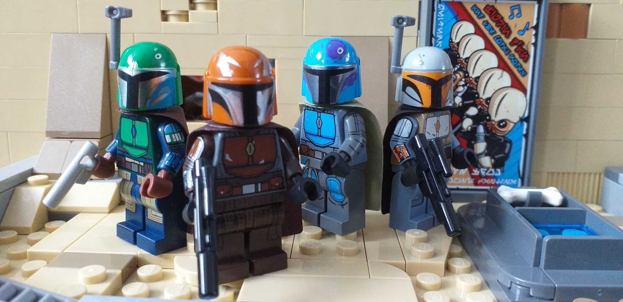 custom lego mandalorian minifigures