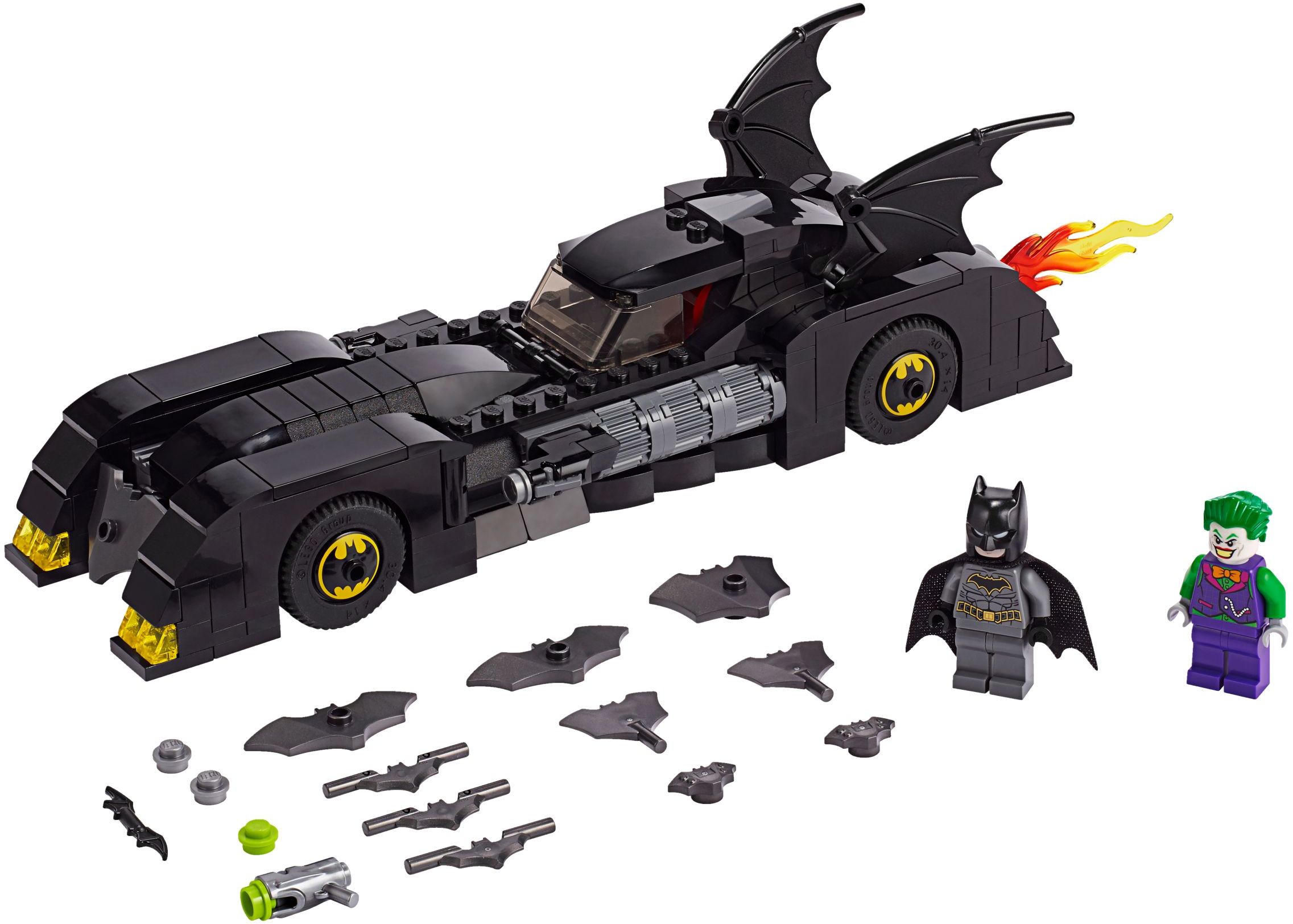 Batman LEGO Sets: Minifigure, Car & Head