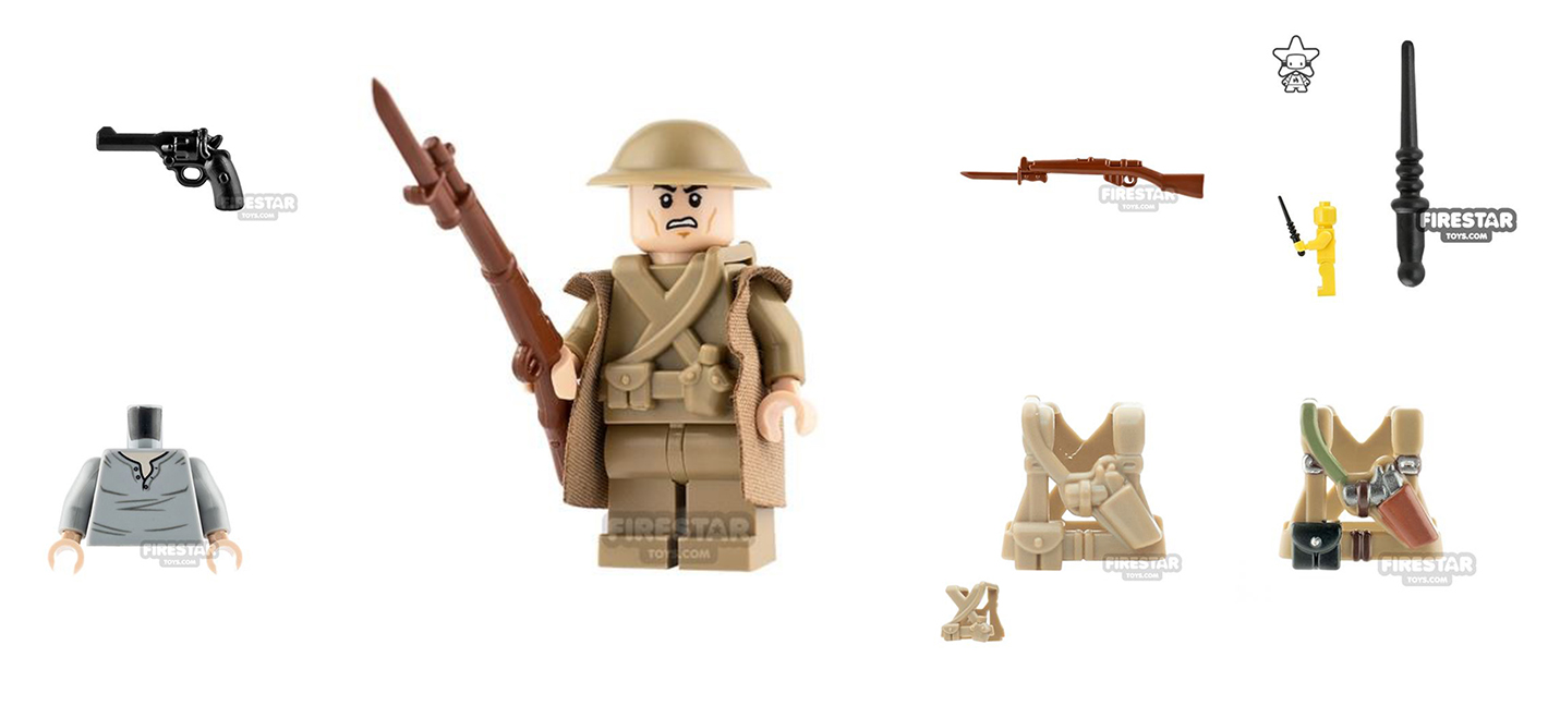 Custom JAPANESE HAT for WWII Lego Minifigures Pick your Color! 