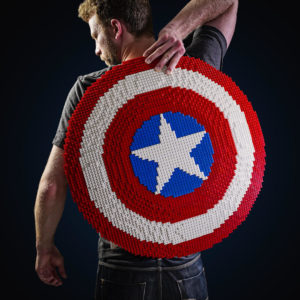 Read more about the article A Life Size LEGO Captain America Shield You Can Own