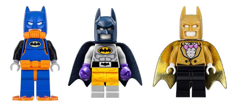 lego batman movie minifigures batsuits